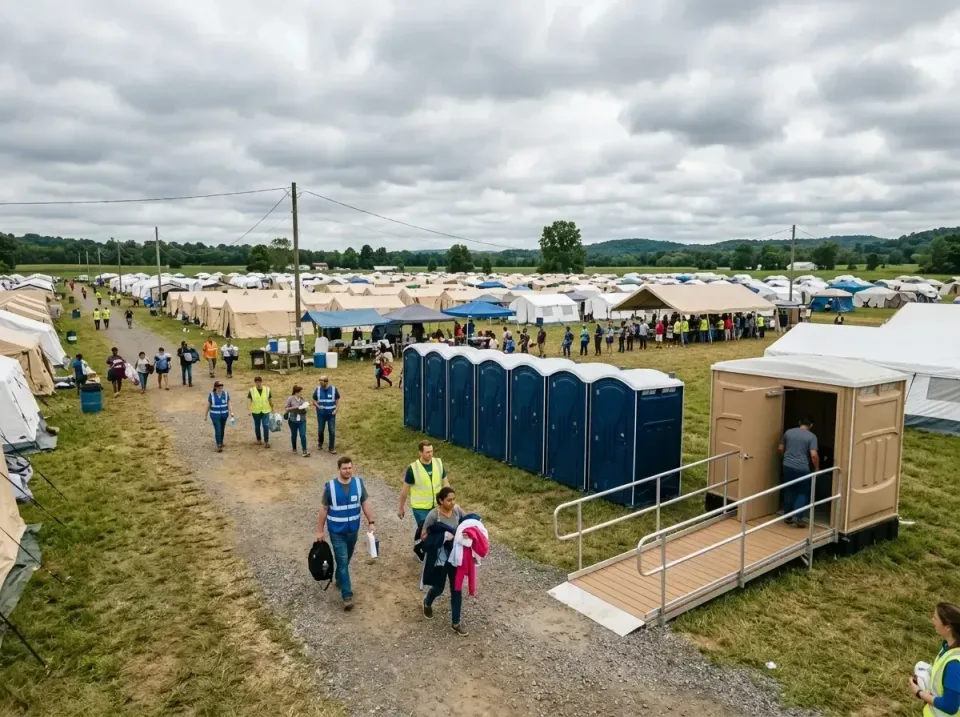 disaster-relief-camp-restrooms-010 — frequently asked questions, Dumpster & Portable Bathrooms Rental in Norwood Young Ameri…